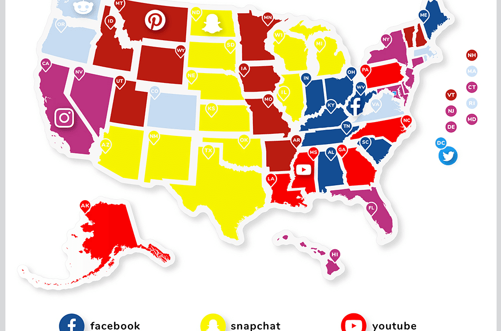 The Ultimate Small Business Guide to the Most Popular Social Media Apps By State